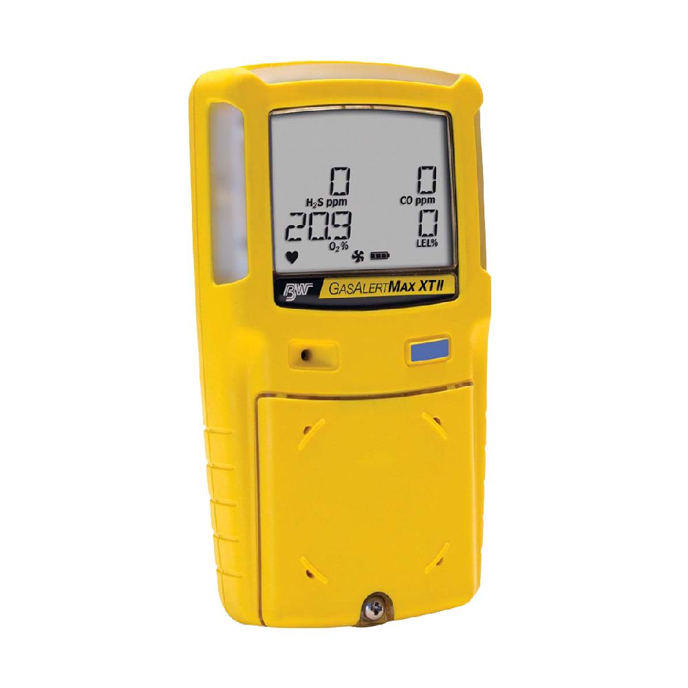 BW-GAMXTII CTI GasAlert Max XTII,4-gas portable gas detector, O2 CO H2S %LEL, with integral sampling pump