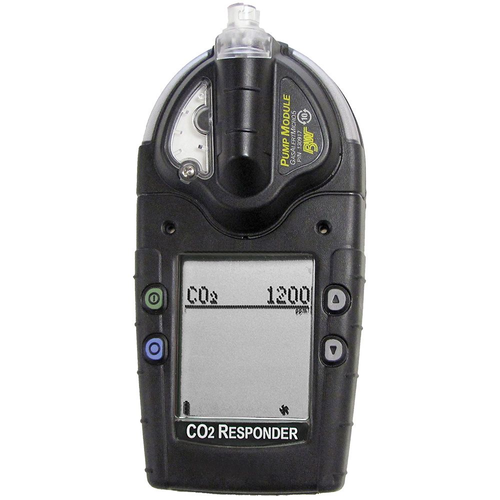 CO2-RESPONDER CTI Infrared Gas Monitor, Range 0-5% Carbon Dioxide, Integral motorized pump, rugged concussion proof
