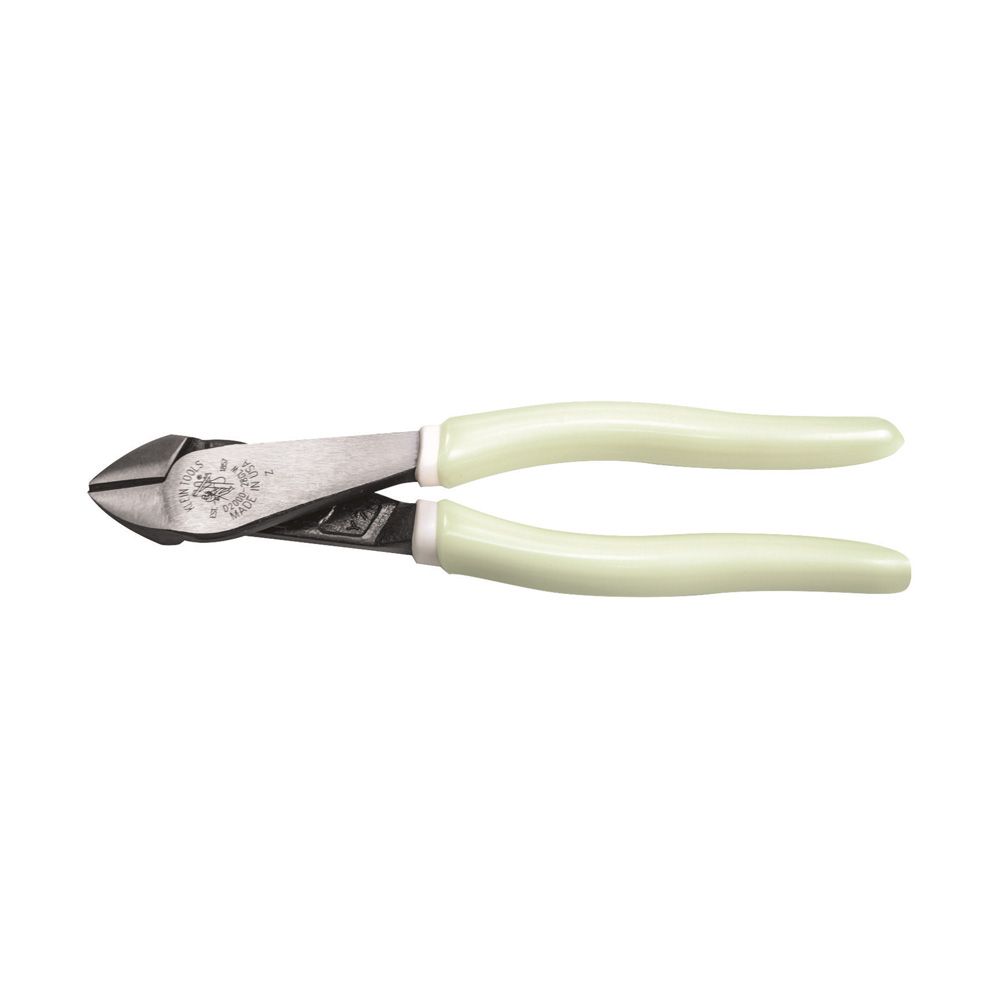 D200028GLW Klein Tools Diagonal Cutting Pliers, High-Visibility, 8-Inch