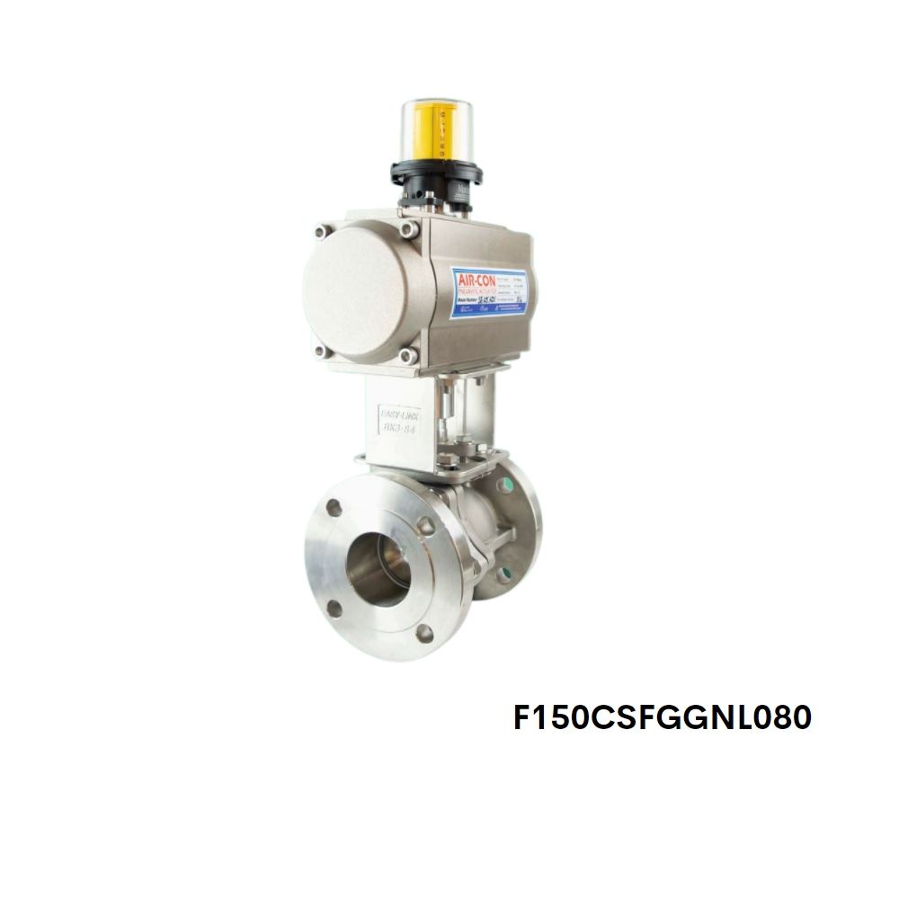 F150-CS-FGGN-L-080 Flo-Tite 3 Carbon Steel Flanged Ball Valves, Full-Flo F150
