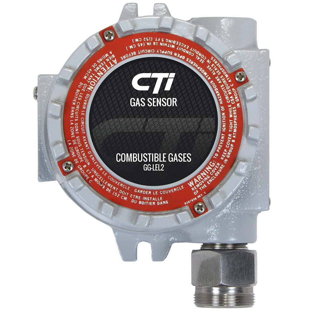 GG-LEL2-H2 CTI Gas Sensor Hydrogen 0-100% LEL 4-20 mA Output, Explosion Proof Housing