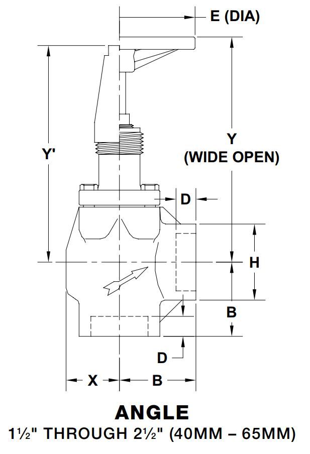 Hansen AS150C-ACT, 1-1/2 Refrigerant Shut-Off Valve Angle, ACT, Socket Weld, Seal Cap