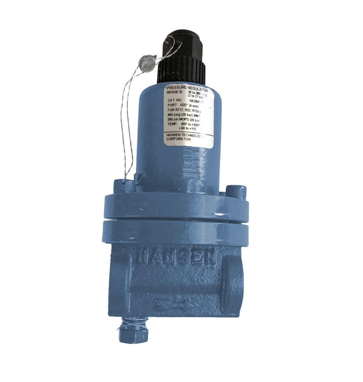 Hansen HA2B-13-ACT, 5/32" Small Back Pressure Regulator Range B, ACT