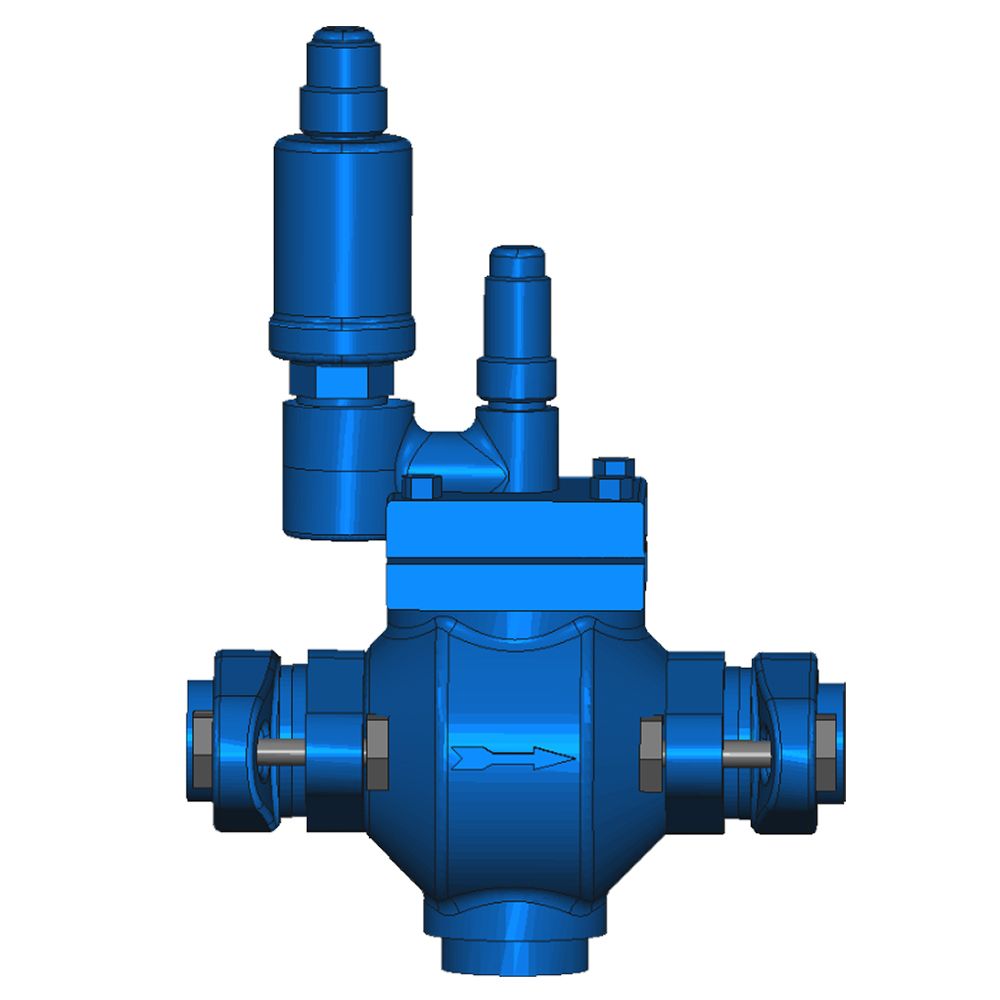 HA4AOS/61E-ACT Hansen 2-1/2" Outlet Pressure Regulator with Electric Shut-Off - Range V - ACT