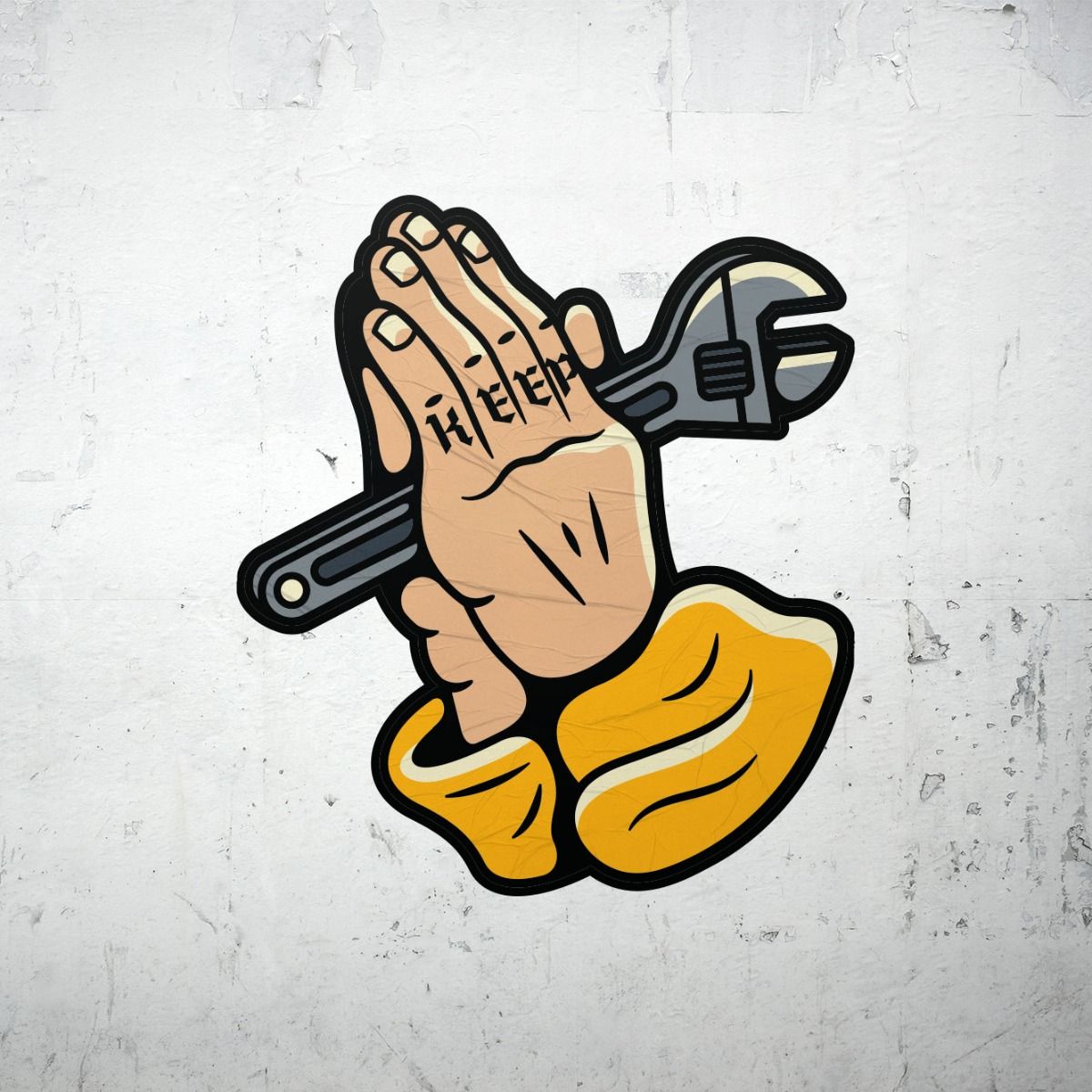 "In Keep We Trust" Big Ass Wall Sticker