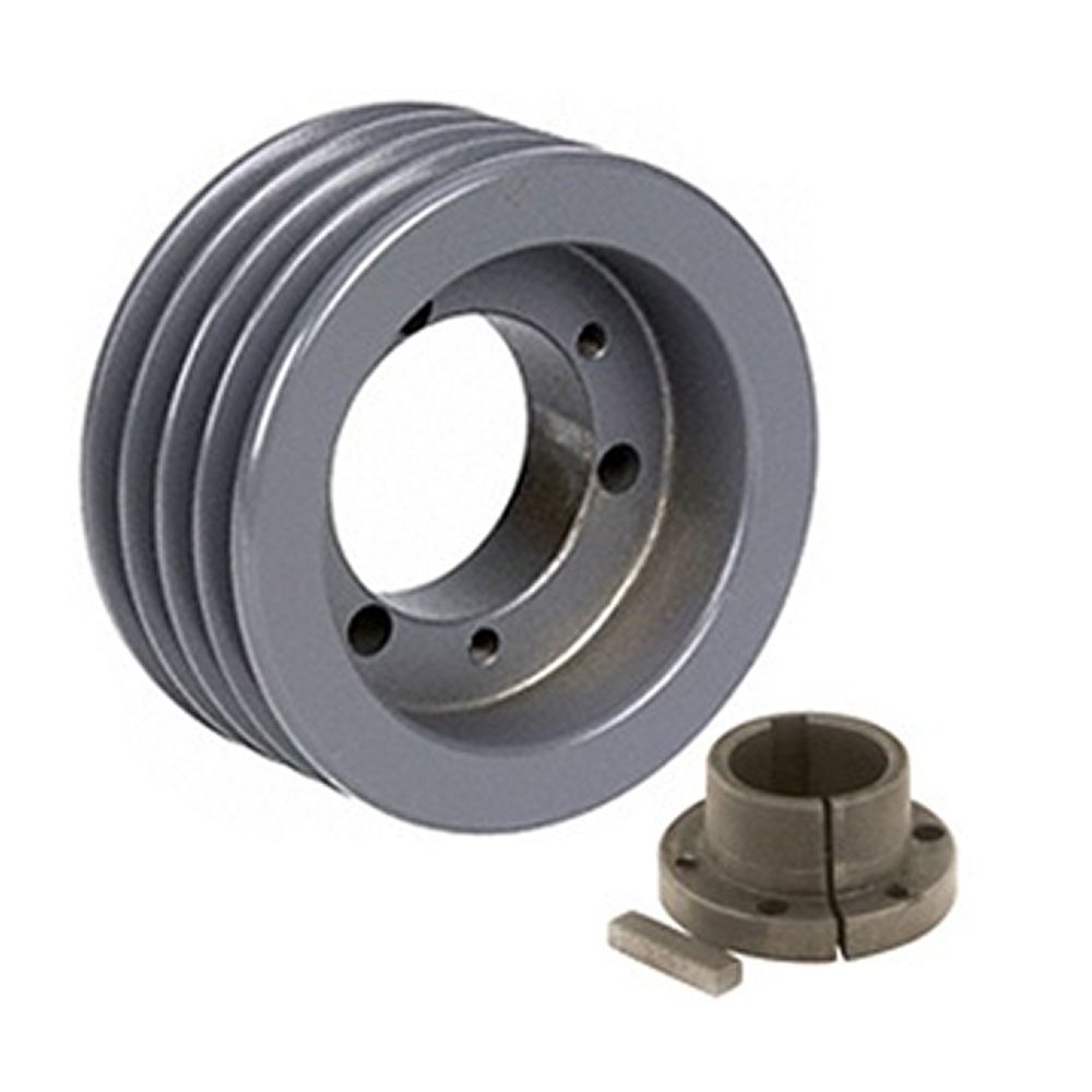 4 C 105 E Martin Sprocket & Gear Transmission Pulley, 4 Grooves 10.9 OD Bushed