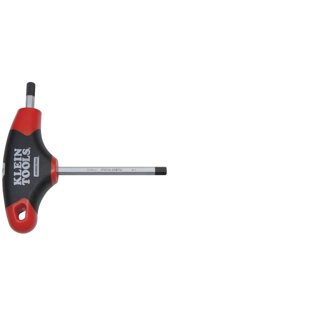 JTH4E13 Klein Tools 1/4-Inch Hex Key, Journeyman™ T-Handle, 4-Inch