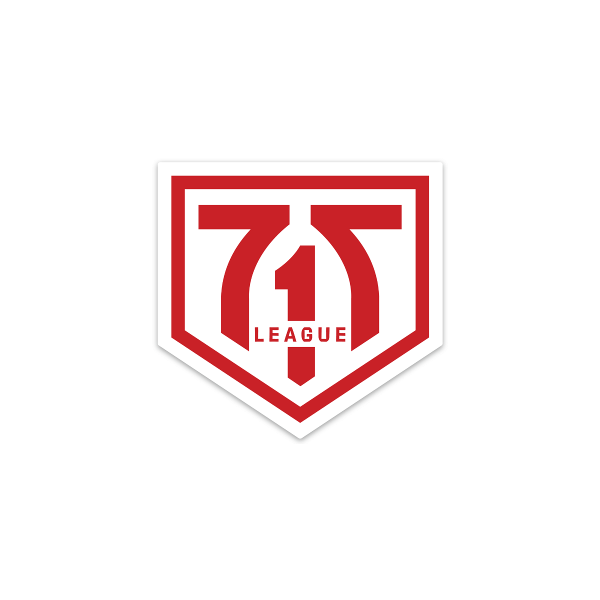 717 League Homeplate Decal