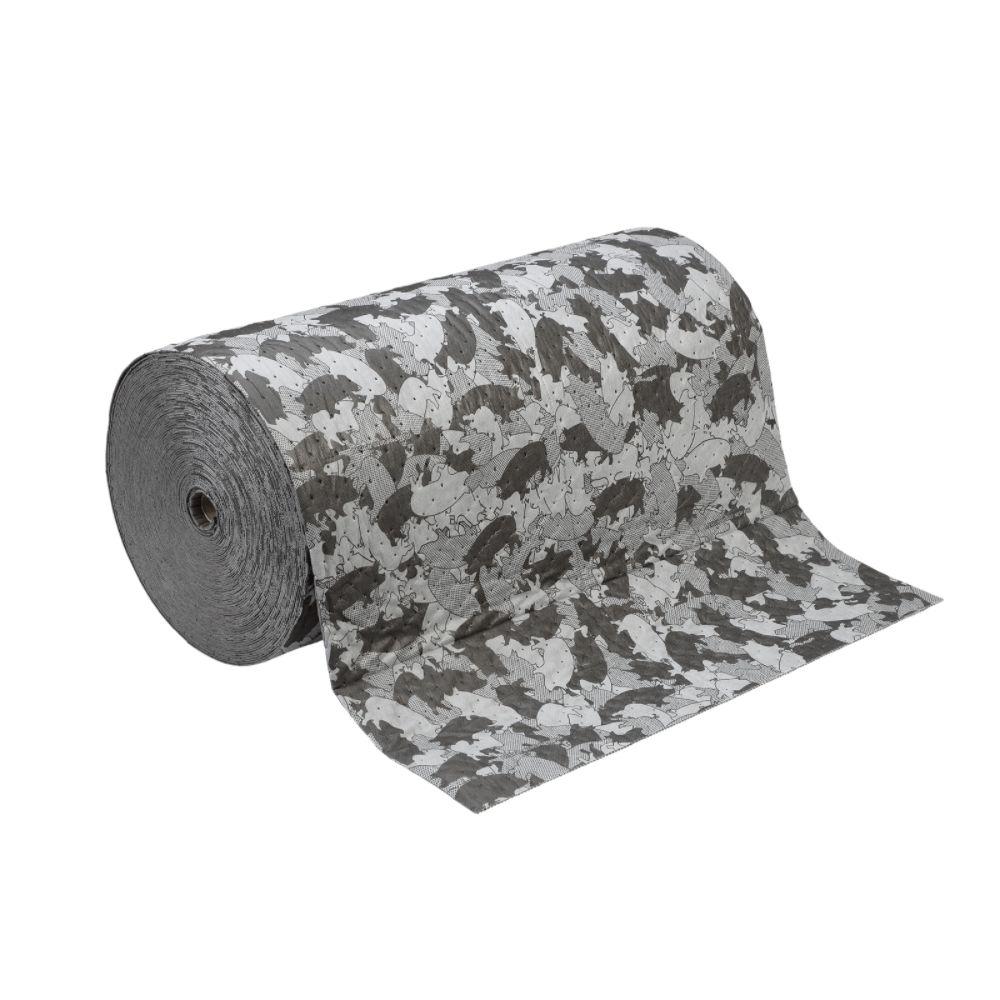 MAT116 PIG Heavyweight Gray Ham-O Absorbent Mat Roll