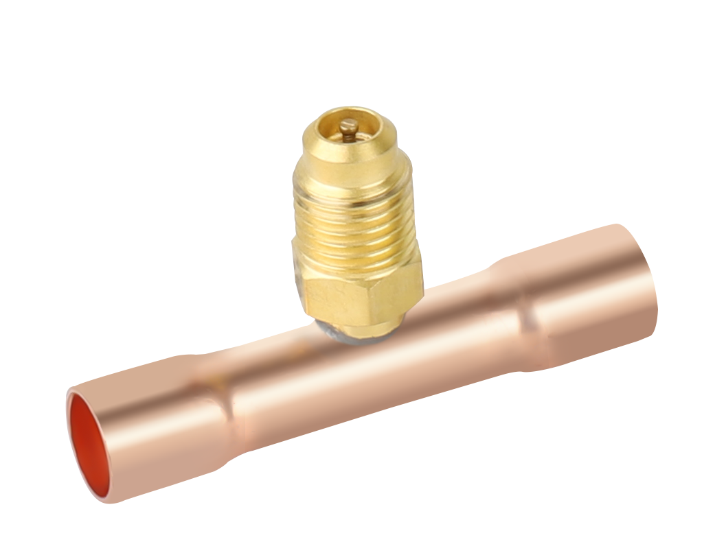 F1015 NAVAC Swaged Copper Braze Tee 3/8 OD, 3 PK