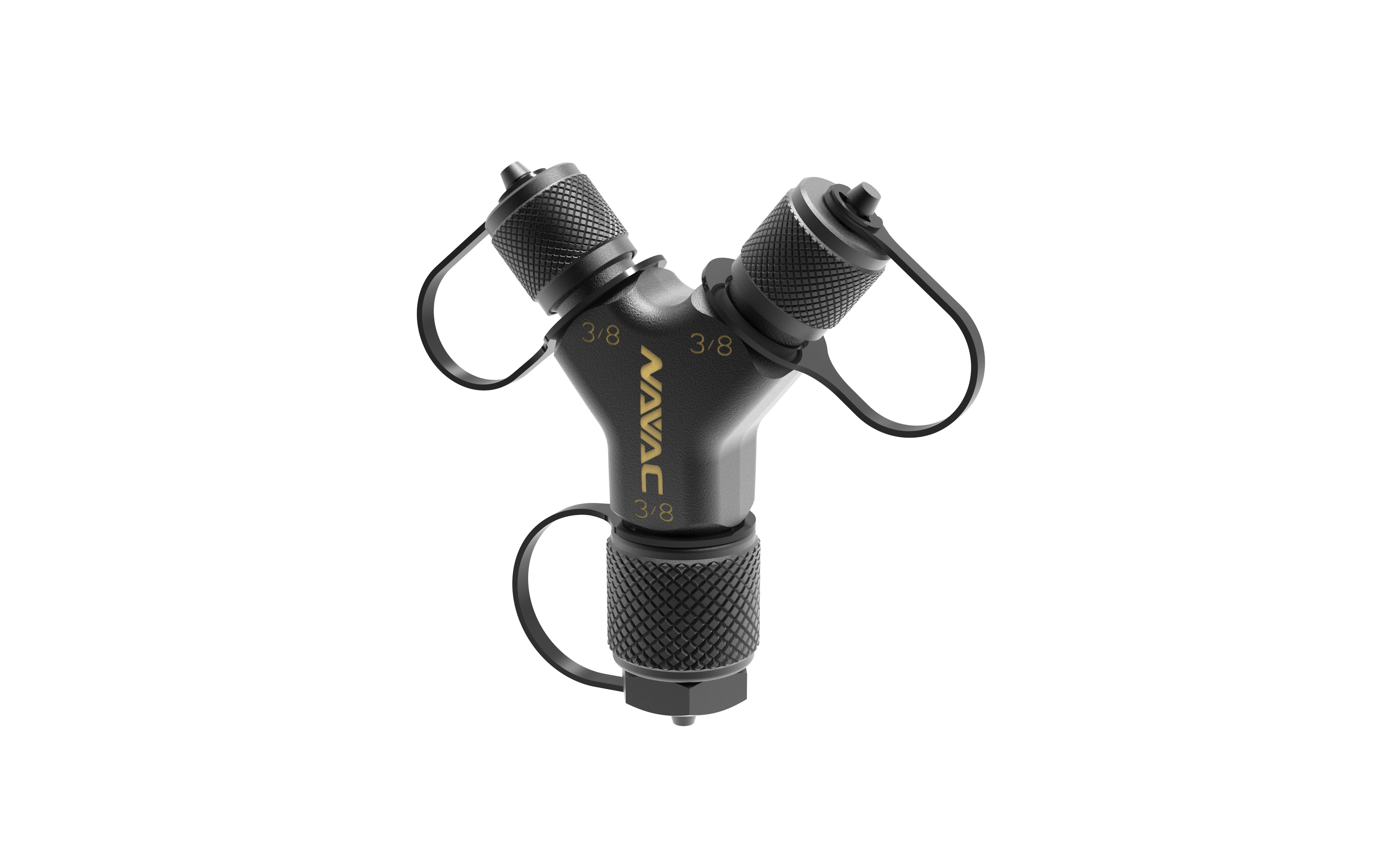 F1028 NAVAC Rapid-Y 2 x 3/8 M to 1 x 3/8 FE