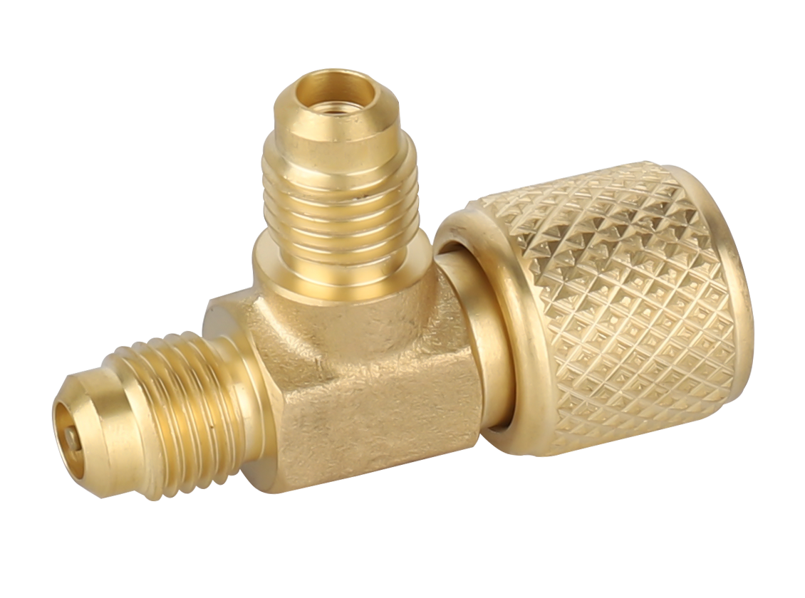 F1030 NAVAC 1/4 SAE Access Tee Connector, 2 PK