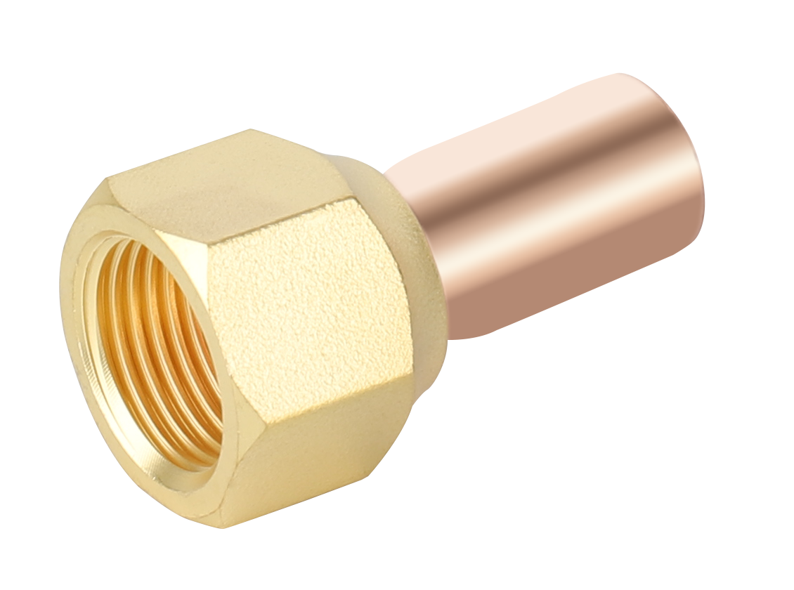 F2005 NAVAC Swivel FE Flare x Solder Adapter - 1/2 x 1/2, 4 PK