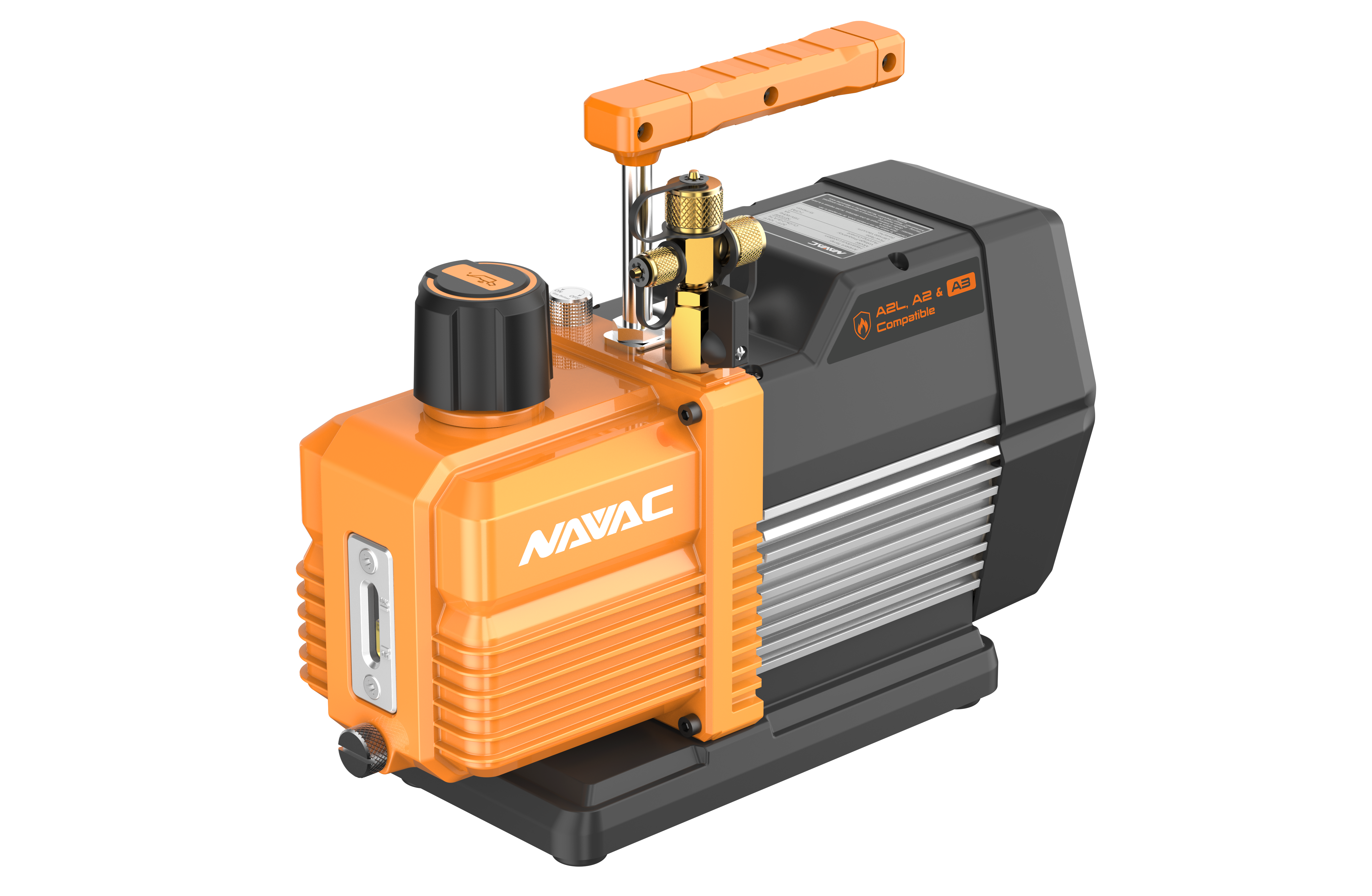NP7DPF NAVAC Vacuum Pump, 7 CFM, 2-Stage, Flammable Refrigerants. Pro Series