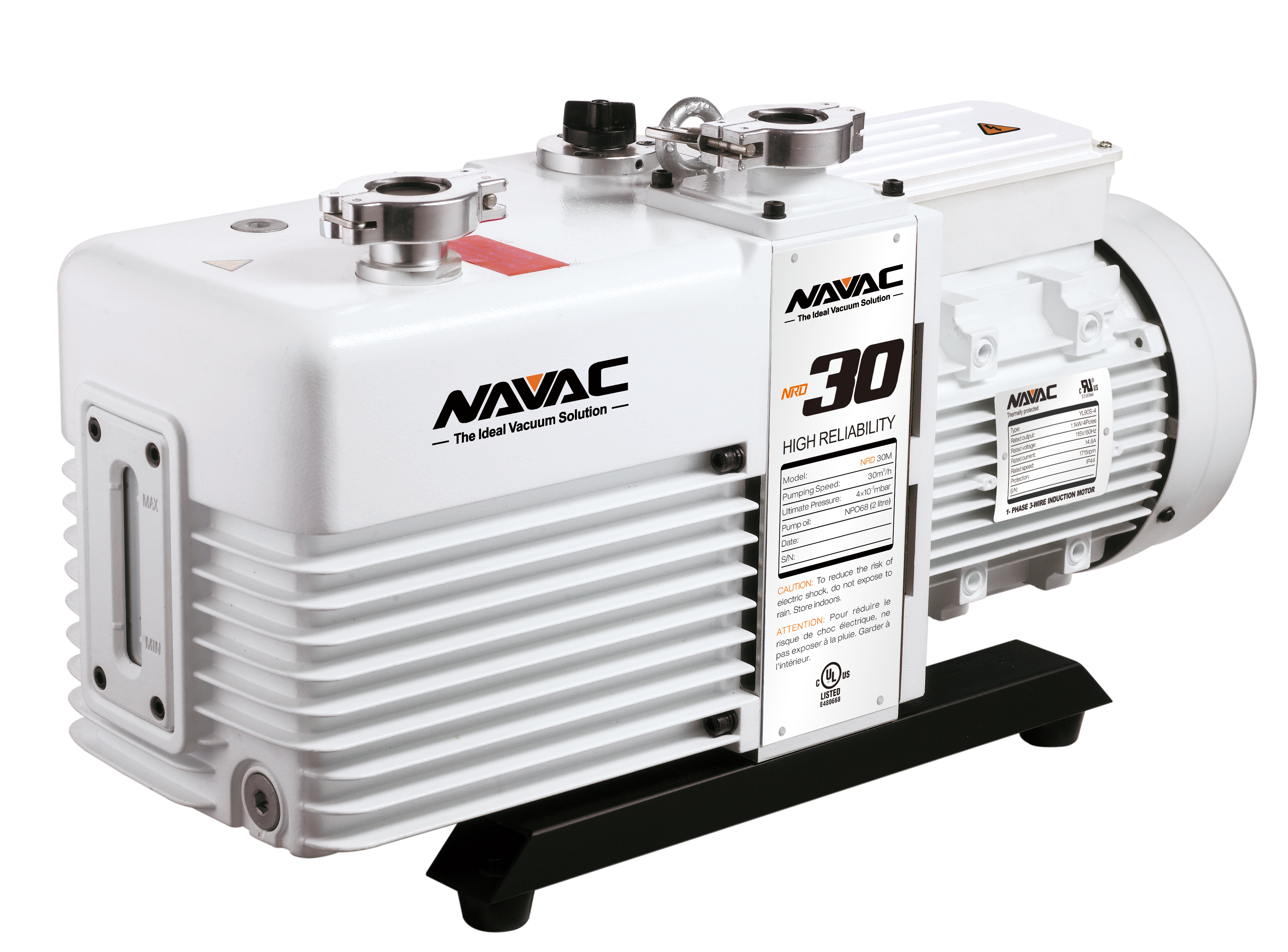 NRD30M NAVAC Industrial Vacuum Pump, 23 CFM, 3 Microns