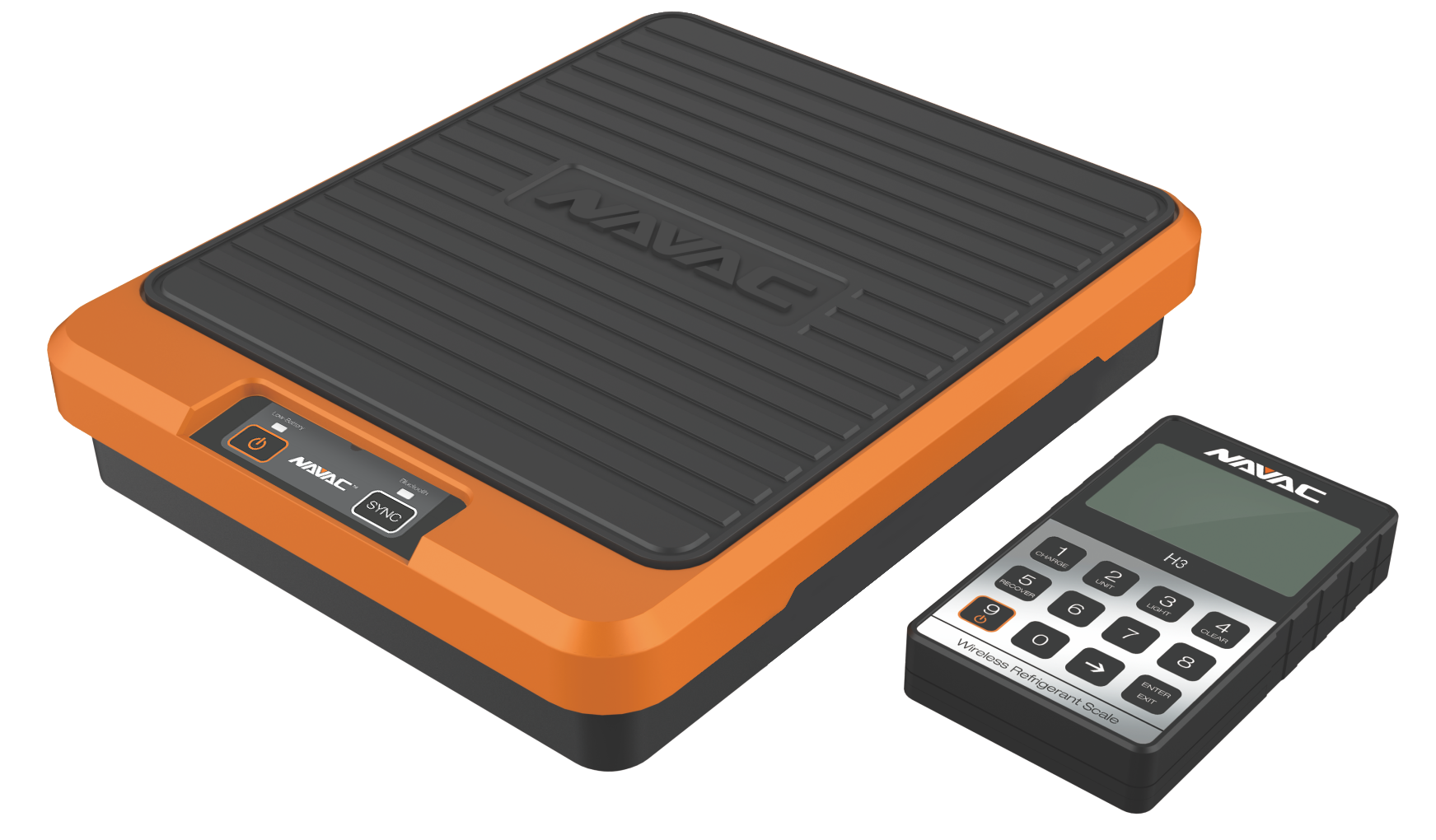 NRS3i01 NAVAC Electronic Wireless Scale, Large Weighing Platform