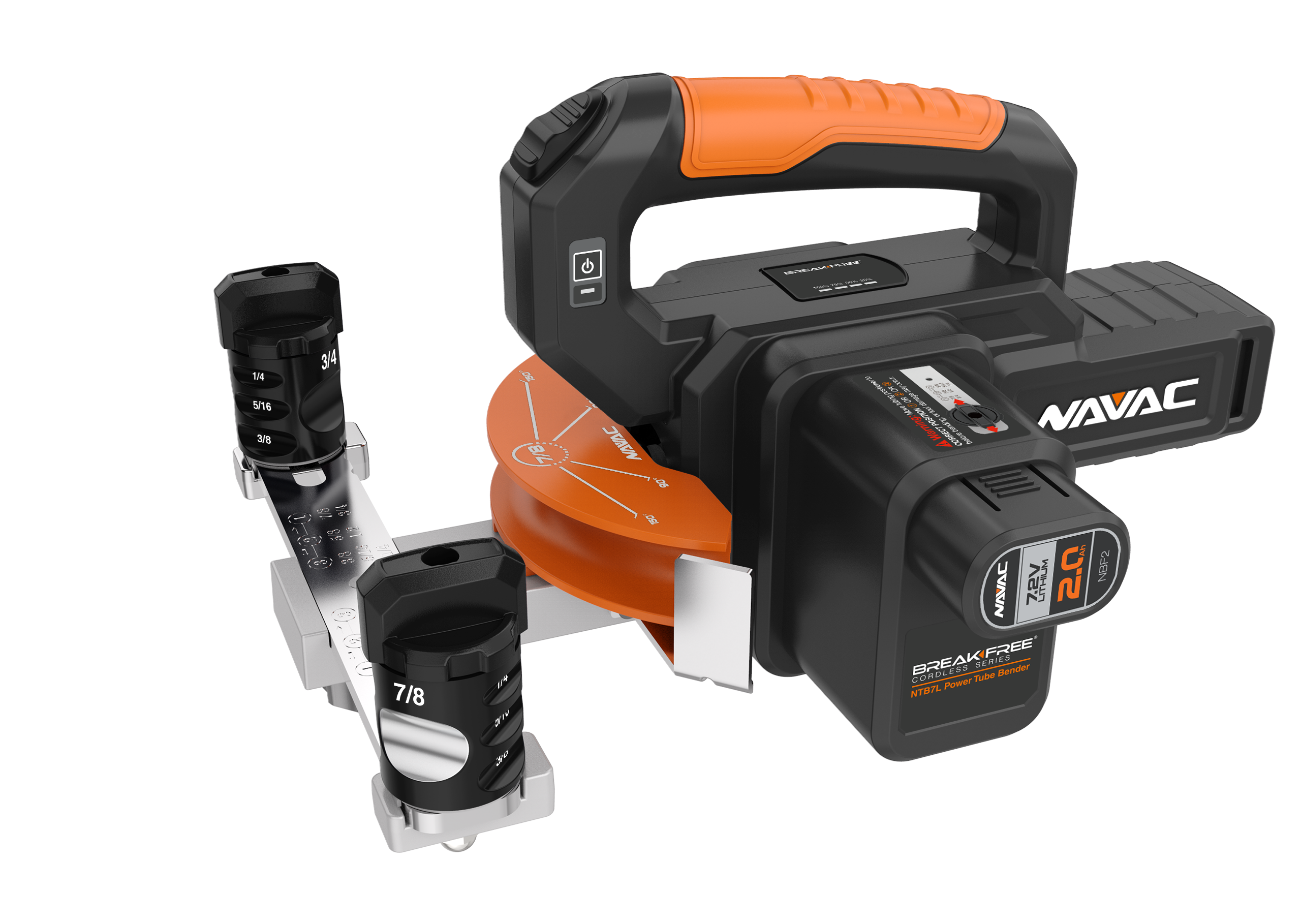 NTB7L NAVAC BreakFree® Power Tube Bender Kit, 7/8 Max OD