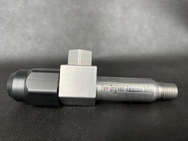 NEAS NEASPVCS-000-400-004 Purge Valve 1/4" MPT x FPT, Angle, Long neck (assembled)