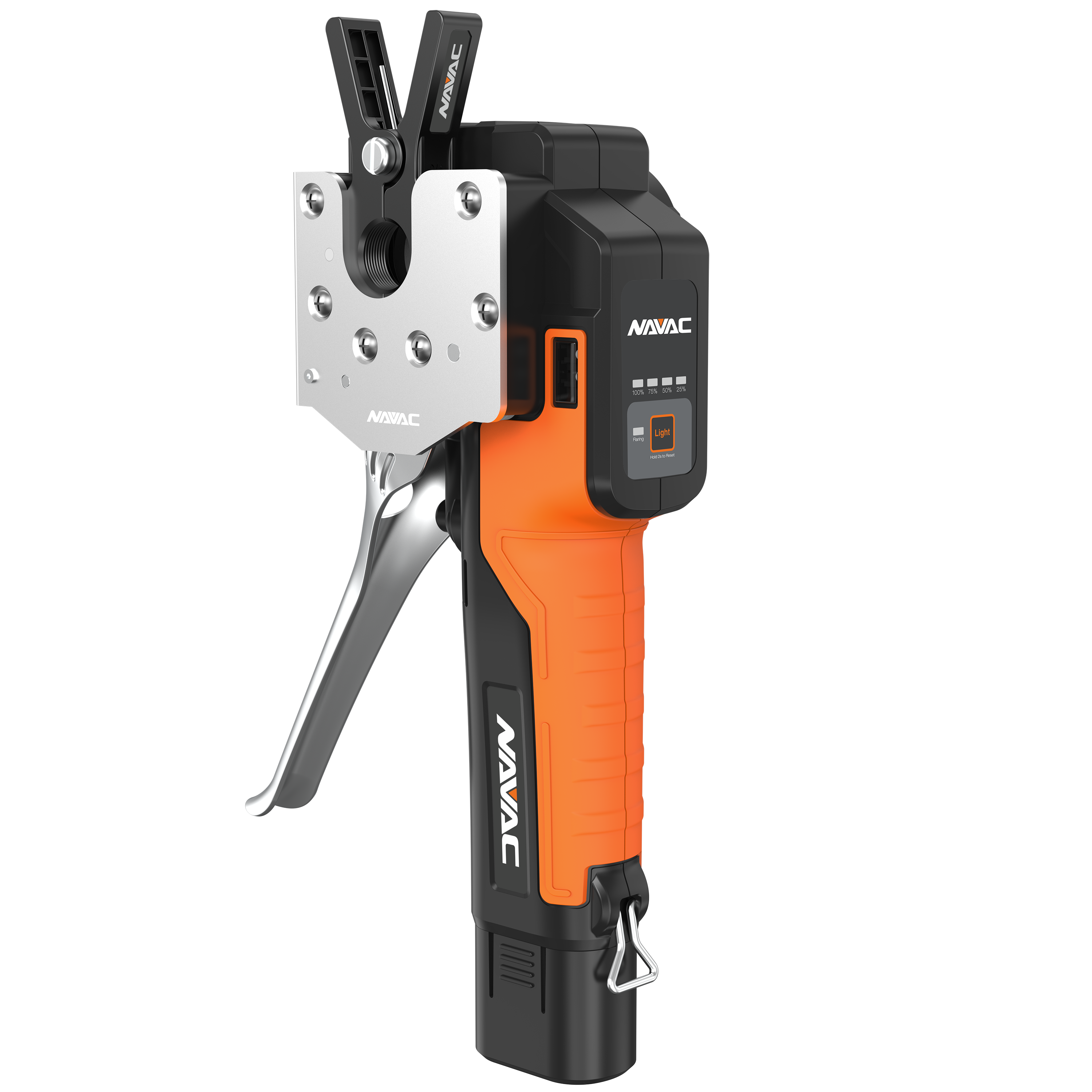 NEF6L2 NAVAC BreakFree® Power Flaring Tool Kit w/ Type-C Rechargeable Battery, 3/4" Max OD, 5 Sizes