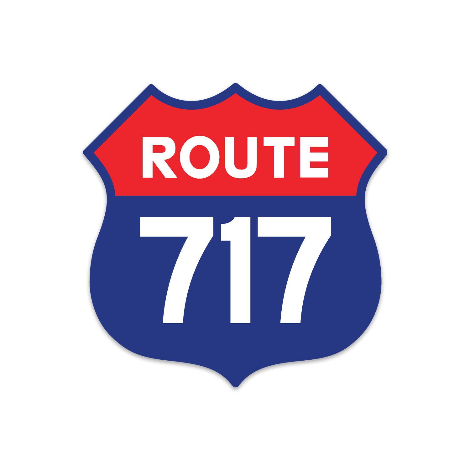Route 717 Decal
