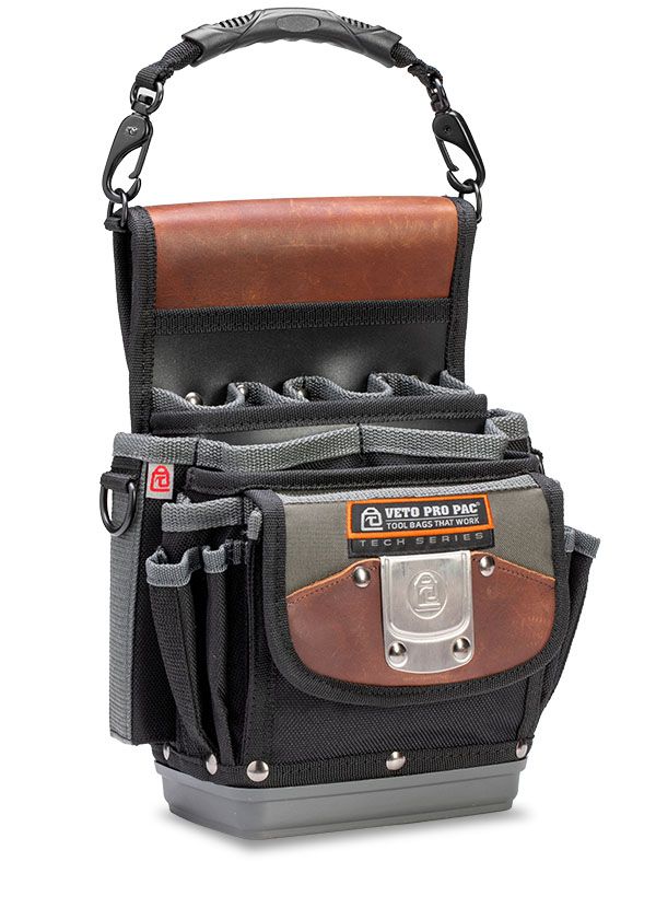 VPP10077 Veto Pro Pac TP4B, Four Pocket Small Tool Pouch w/ Base