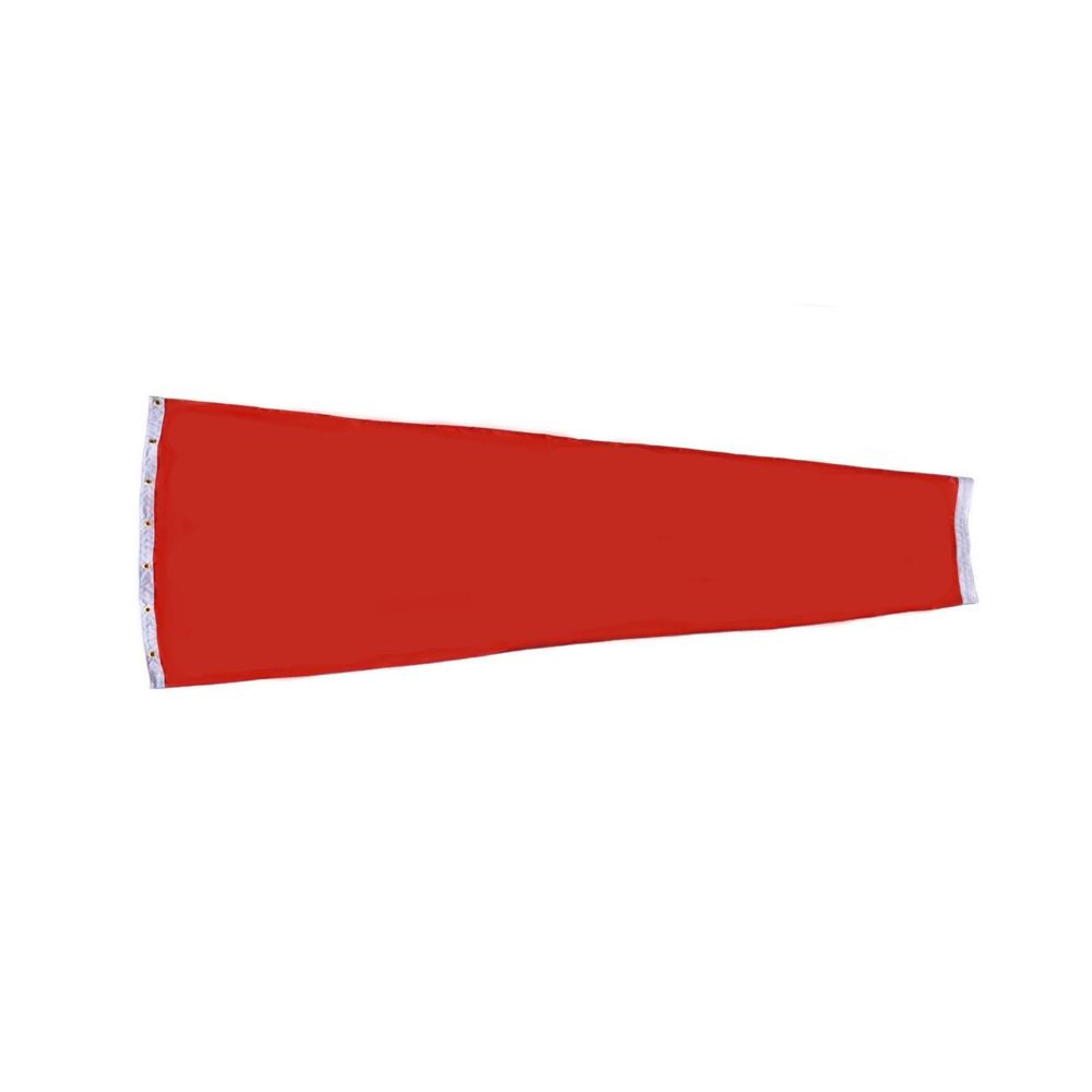 WC18D5 Windcone 18 x 60 Canvas Windsock Orange Canvas